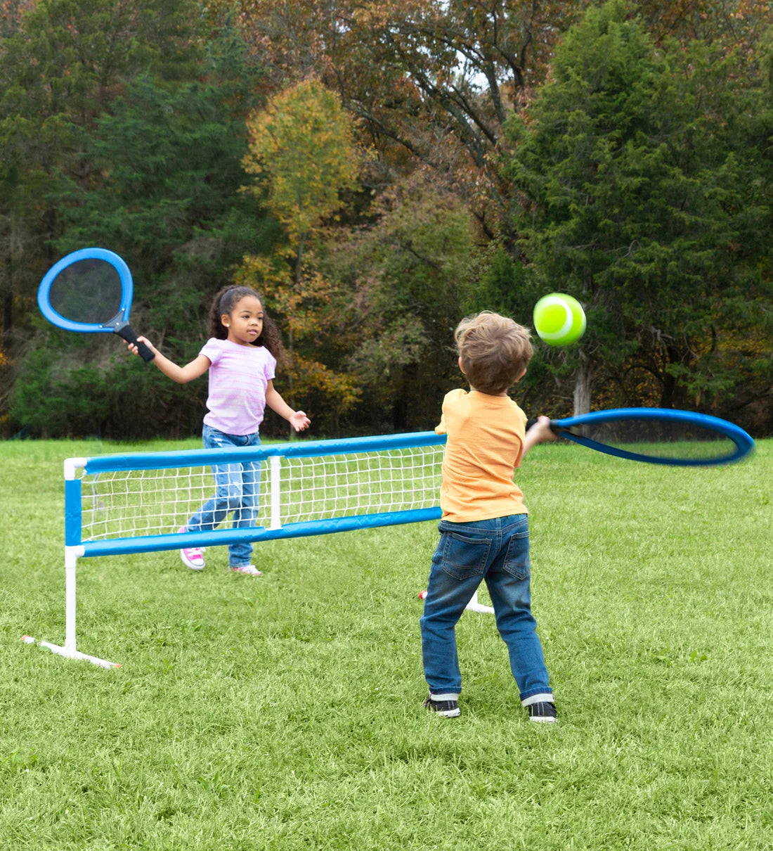 3-in-1 Game Set with Tennis, Badminton, and Volleyball