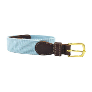 Solid Cotton Web Belt - Blue - FINAL SALE