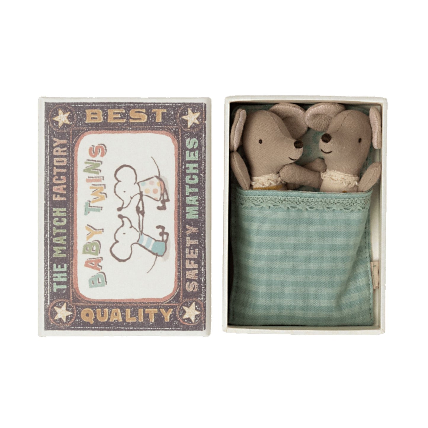 Baby Mice Twins in Box