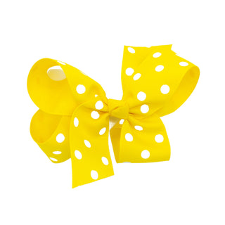 Polka Dot Hair Bow