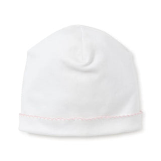 Basic Hat - White with Pink