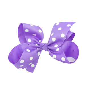 Polka Dot Hair Bow