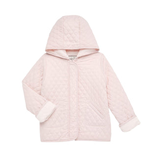 Hooded Barn Jacket - Light Pink