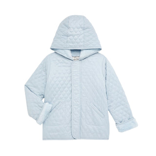 Hooded Barn Jacket - Light Blue