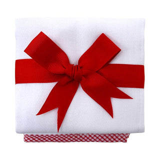 Fabric Trimmed Burp Cloth