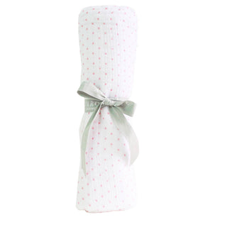 Muslin Swaddle - Pink Spot