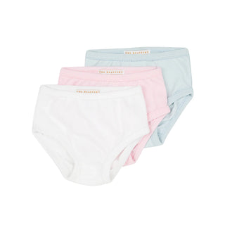 Pippy's Underpinnings Set - Worth Avenue White, Palm Beach Pink, Buckhead Blue (3 pack) - FINAL SALE