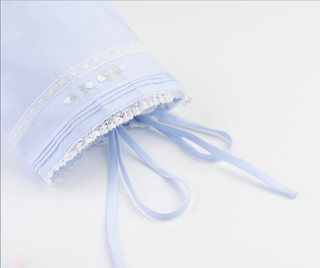 Floral Bullion & Lace Bonnet
