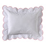 White with Pink