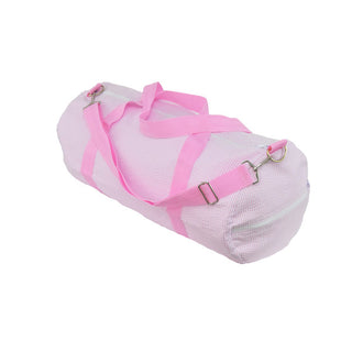 Seersucker Duffle - Pink Seersucker
