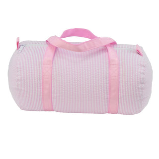 Seersucker Duffle - Pink Seersucker