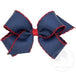 Navy with Red