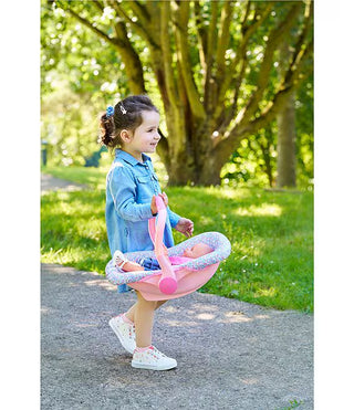 Blue & Pink Floral Baby Carrier