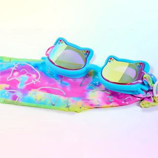 Soft Paws Swim Goggles - Cozy Blue