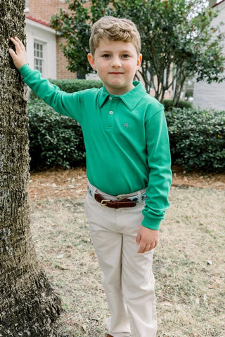 Long-sleeve Harry Polo - Kelly