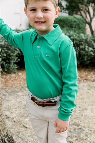 Long-sleeve Harry Polo - Kelly