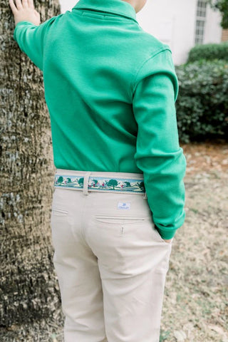Long-sleeve Harry Polo - Kelly