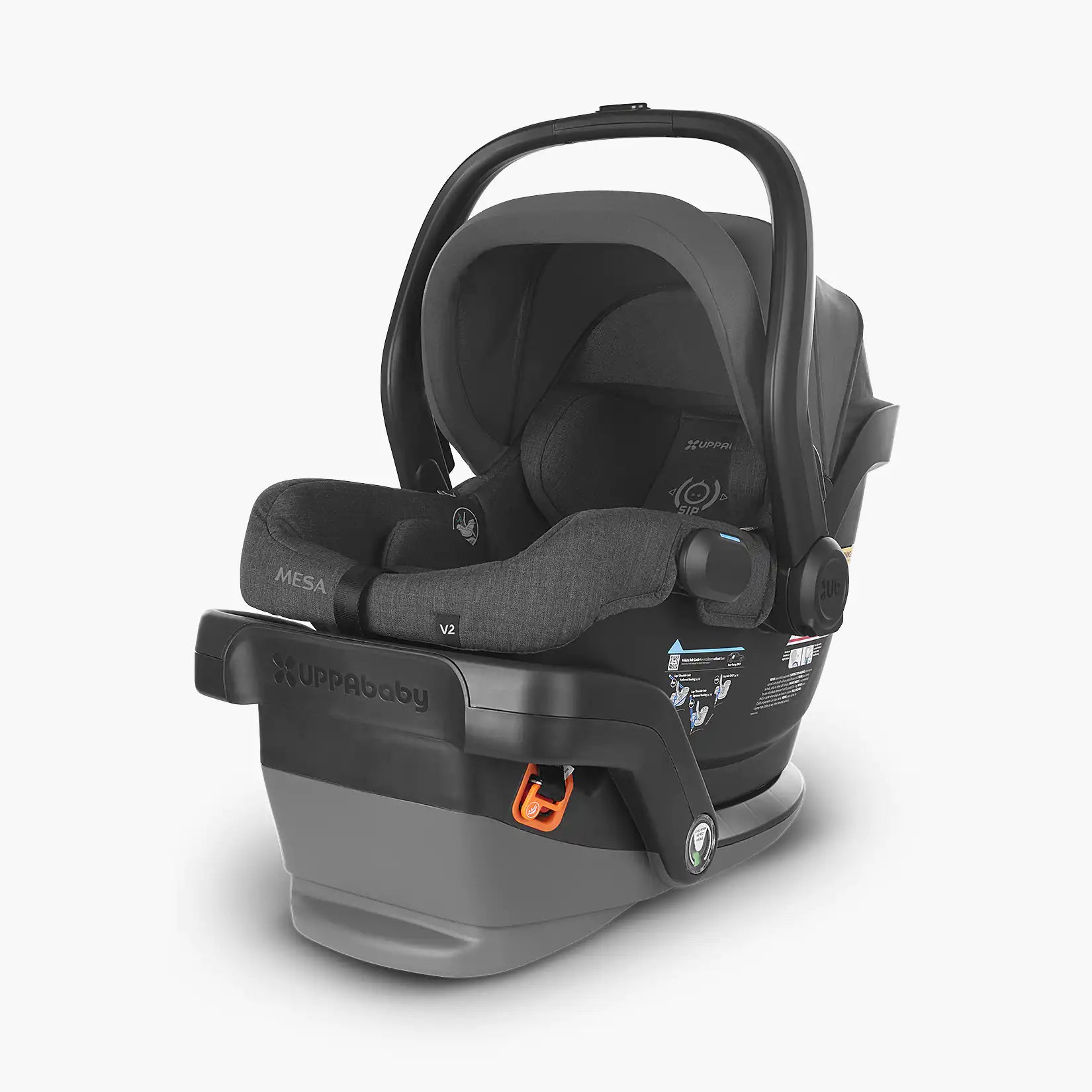 uppababy mesa max safety rating UPPAbaby Mesa V2 Infant Car Seat Greyson (Charcoal Mélange)