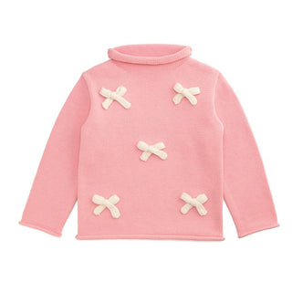 Rollneck Sweater - Crochet Bows