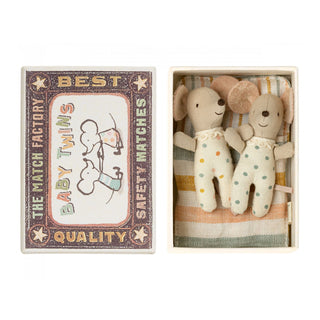 Twins, Baby Mice in Matchbox