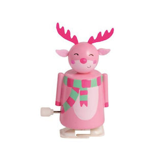 Christmas Wind-up Toy - Pink Reindeer