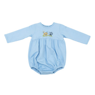 Boys Long-sleeve Bubble with Hand-embroidery - Zoo
