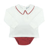 White with Red
