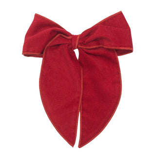 Corduroy Fabric Hair Bow