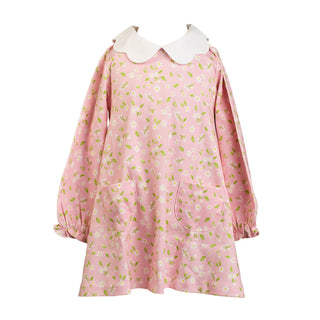 *PRE-ORDER* Long-sleeve Pima Knit Dress - Pink Petal