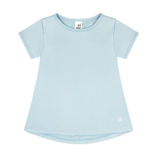 Bridget Basic Tee - Cotton Candy Blue