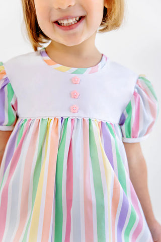 Short Sleeve Brigantine Dress - Southhampton Stripe