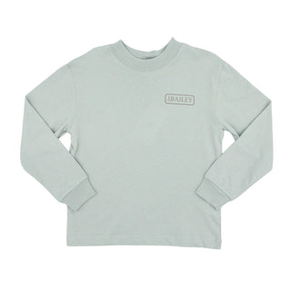 Boys Long-sleeve Logo T-shirt - Turkey on Sage