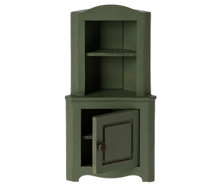 Corner Cabinet, Mouse - Dark Green