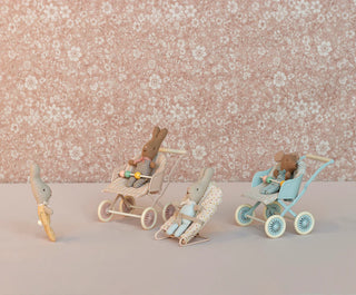 Stroller, Baby Mouse - Blue