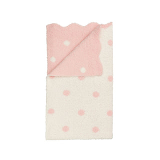 Chenille Blanket - Pink Dot