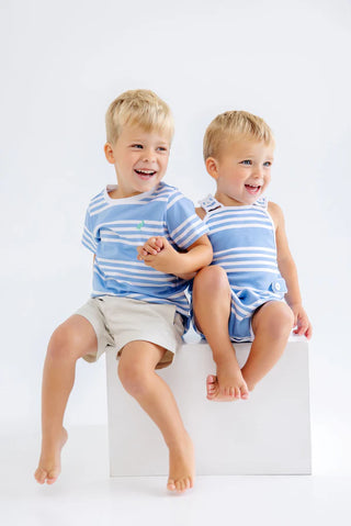 Skipper Sunsuit - Saddle Ridge Stripe