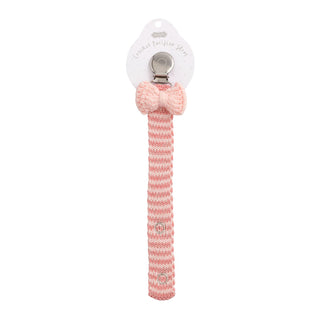 Crochet Pacy Strap - Light Pink Bow