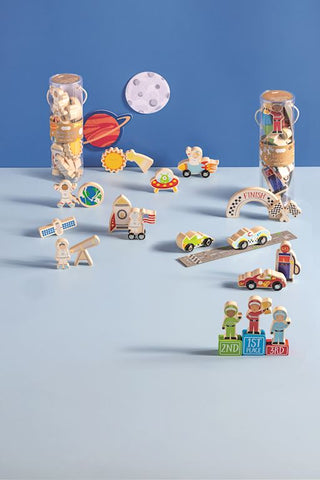 Wood Toy Set - Race Car