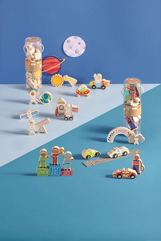 Wood Toy Set - Outer Space