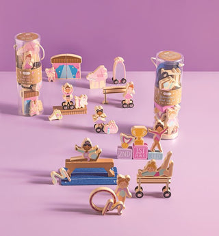 Wood Toy Set - Gymnastics