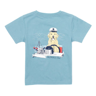 Boys Short Sleeve Signature T-shirt - Golden Captain