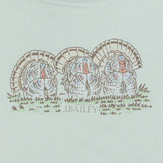 Boys Long-sleeve Logo T-shirt - Turkey on Sage