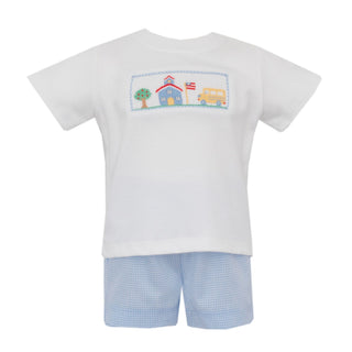 Short Set with Smocking - School House