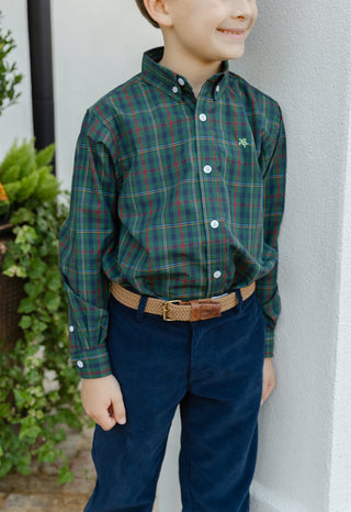 Roscoe Button Down Shirt - Watson Plaid