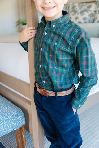 Roscoe Button Down Shirt - Watson Plaid
