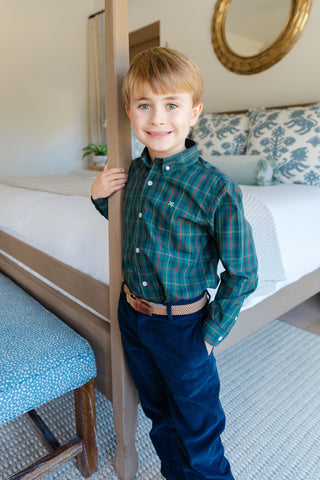 Roscoe Button Down Shirt - Watson Plaid