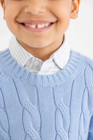 Prim & Proper Polo - Old Greenwich Green Stripe