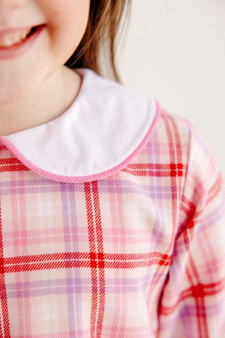 Lindy's Lunch Dress - Broadway Play Plaid