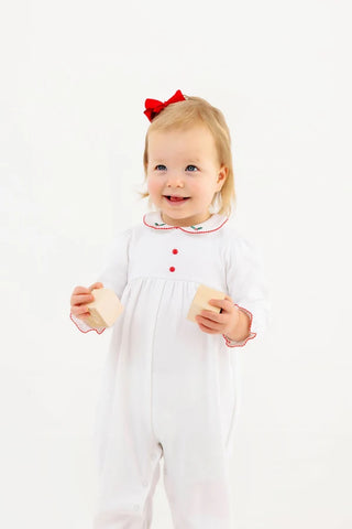 Long-sleeve Britt Romper - Holly