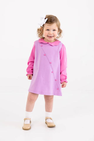 Emma's Elbow Patch Top - Winter Park Pink